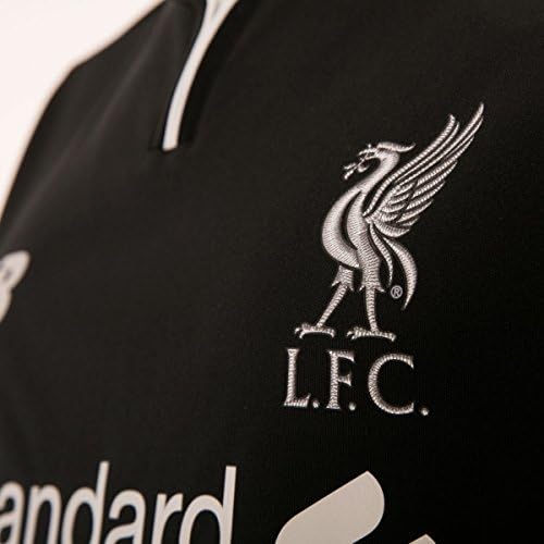 Új Balance Liverpool FC /17 Rövid Ujjú El Jersey - Fiatalok - Fekete -
