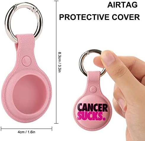 A rák Szar Védő tok Kompatibilis AirTag a kulcstartó Anti-Elveszett Kereső Jogosultja Ajándék, Pénztárca Poggyász Nyakörv,