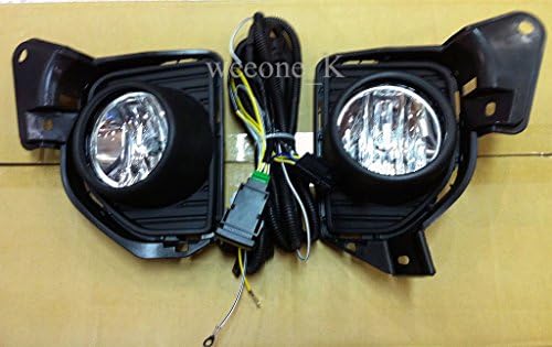 K1AutoParts Helyszínen Ködlámpa Lámpa Készlet Fekete Borító Toyota Hiace Ingázó 2014 2015