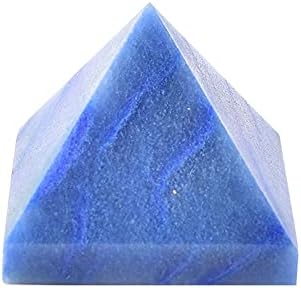 BINNANFANG AC216 1DB Természetes Kék Aventurine Piramis Gyógyító Energia Kő Reiki Obeliszk Kristály Pont Torony lakberendezés