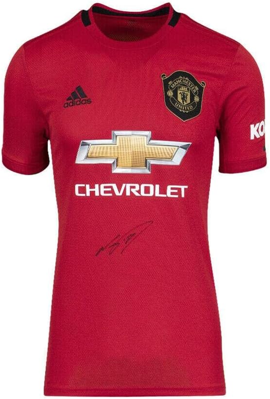 Nani Aláírt A Manchester United Póló - 2019-2020 Autogramot Jersey - Dedikált Foci Mezek