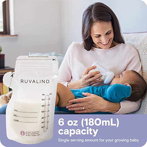 RUVALINO Baba Essentials Készlet Új Anyukák pelenkázó Hátizsák, valamint az Anyatej Tároló Táska Csomag