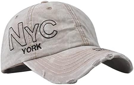 New York Baseball Sapka Vintage Mosott Állítható Apa Kalapja Alacsony Profil Eredeti, Klasszikus Csapat Baseball Sapka a