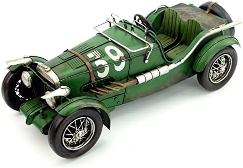 CYXStar Kézzel készített Vas Osztály Sport Autó Modell Antik Vas, Autó Modell, a lakberendezés (Katonai Zöld(1934))