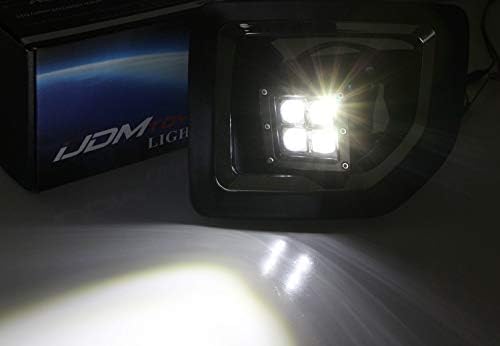 iJDMTOY LED-Pod Fény Ködlámpa Kompatibilis 2015-19 GMC Sierra 2500 3500 HD, Tartalmazza a (2) 20W nagyteljesítményű CREE