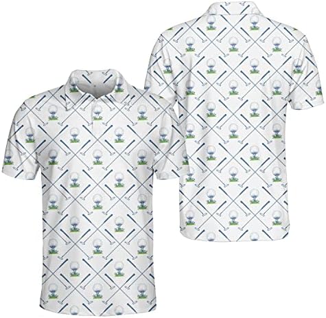 Vicces Golf Polo shirt Férfi, Laza Pólók Rövid Ujjú a Játékosoknak, Hawaii Polo Golf Pólók Nyomtatása a Férfiak S23031