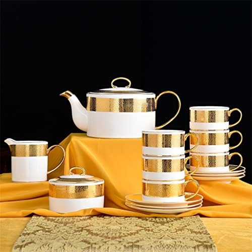 ZHUHW 15 Db Gyönyörű Európai Stílusú Kávé Öltöny Kerámia Teás Készlet Délutáni Tea Kínai porcelán kávéscsésze Szett