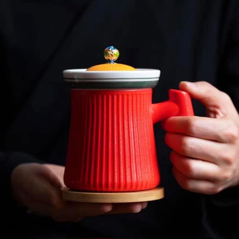 Madi Kay Minták Kreatív palota stílus csésze tea csésze hivatal kerámia csésze tea szűrő beállítása, konyha, étterem, bár