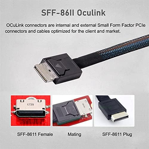 xiwai Oculink SFF-8611 8612 U. 2 Készlet M-Kulcs NVME PCIe SSD, valamint NGFF, hogy SATA Adapter Alaplapja