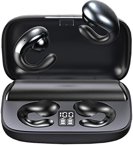 E-Greetshopping Vezeték nélküli Fül Klip csontvezetéses Fülhallgató,Mini Nyitva Sport csontvezetéses Fülhallgatók Bluetooth