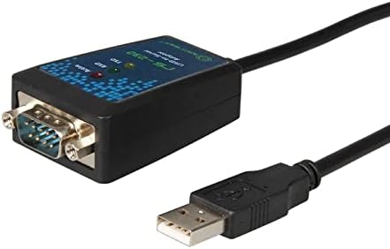 USB 2.0 Soros RS-232 DB9 9Pin Adapter Átalakító Kábel FTDI Chipset Hossza 1M USB-RS232 Támogatás WIN10